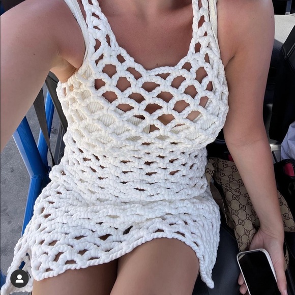 H&M studio mesh knit dress - Picture 3 of 8